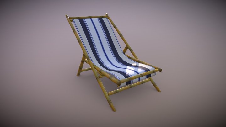 Beach Chair 3D Model