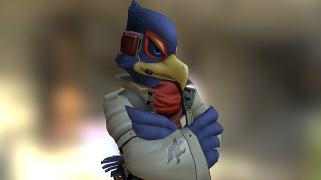 Falco (StarFox) 3D Model