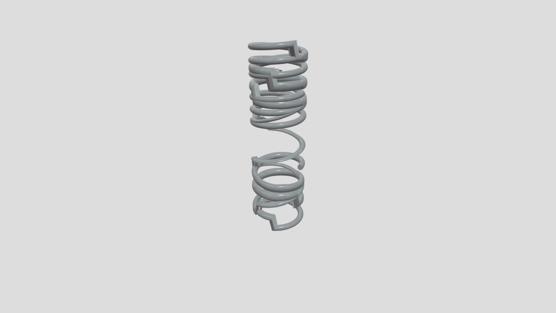 3D model Spiral - This is a 3D model of the Spiral. The 3D model is about a set of silver rings.