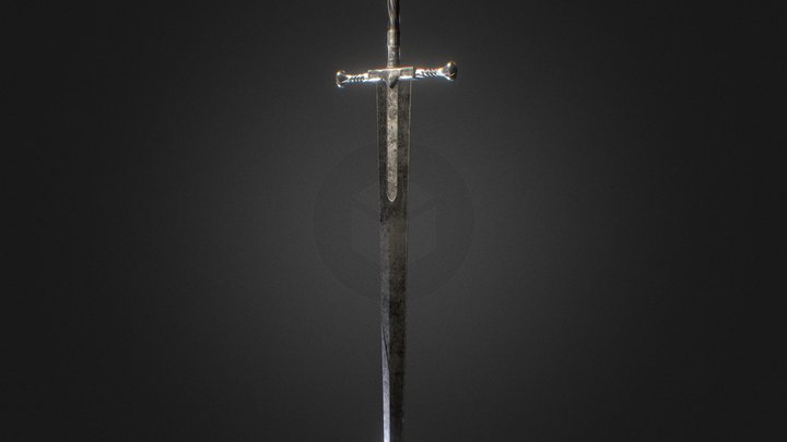 Silver Blade set 3D Model