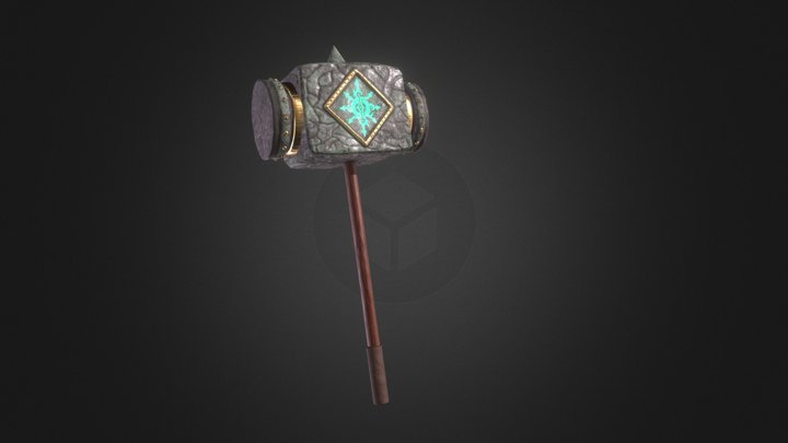 The Hammer of Glory 3D Model