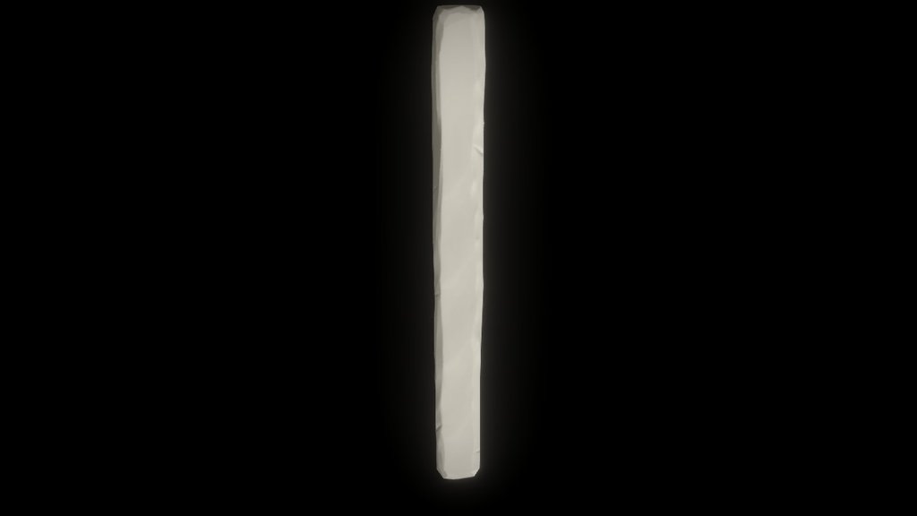 Lowpoly wood plank — Sketchfab embed 3D viewer