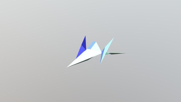 SNES - Star Fox Star Wing - Arwing Title Screen 3D Model
