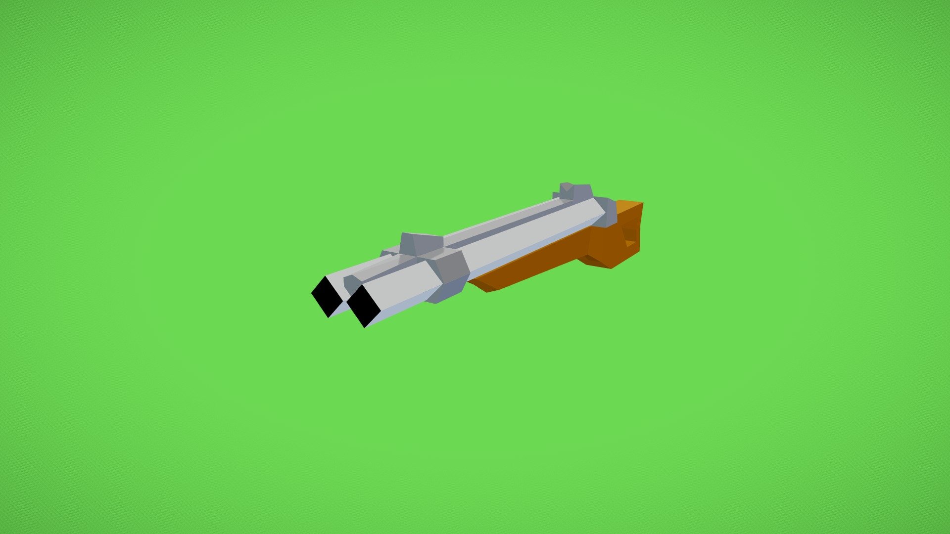 Low-Poly Double Barrel Shotgun - Download Free 3D model by Andy353 ...