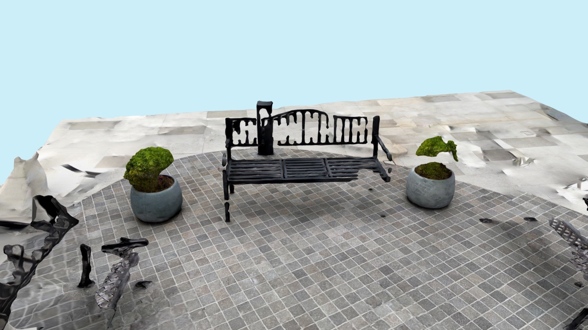 NUS ISS Level 3 Garden Bench