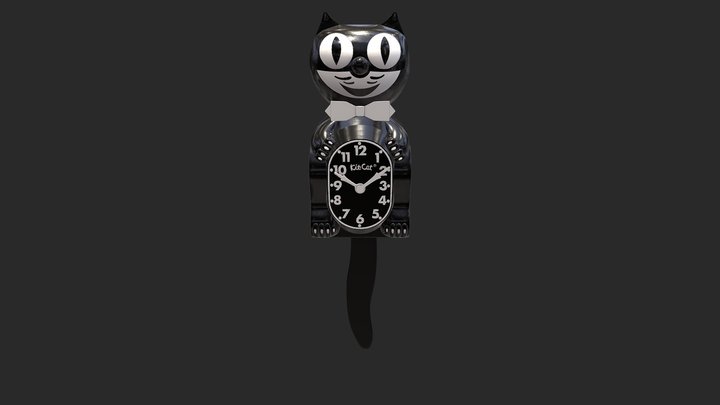Kit Cat Clock 3D Model