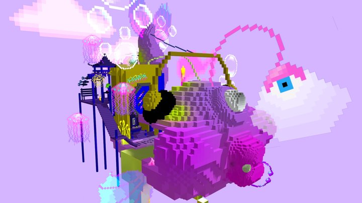 abyssal garden astral temple 3D Model