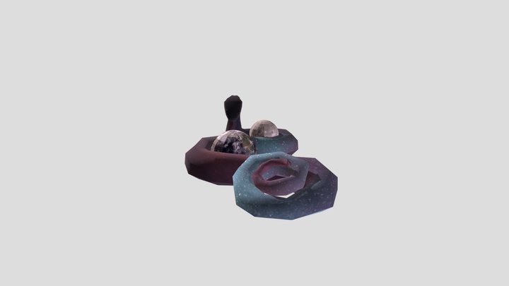 Galaxy Snake 3D Model