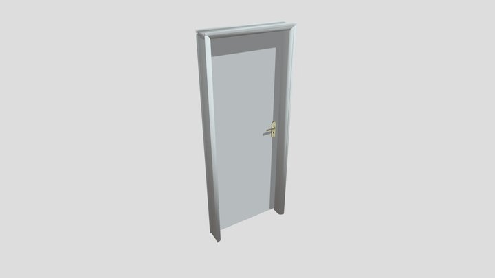 Simple door 3D Model