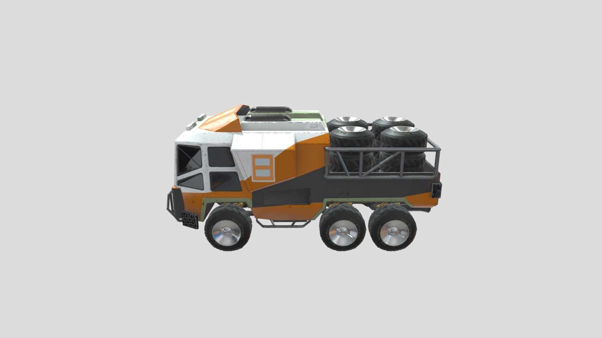 Scifi Truck - Textured