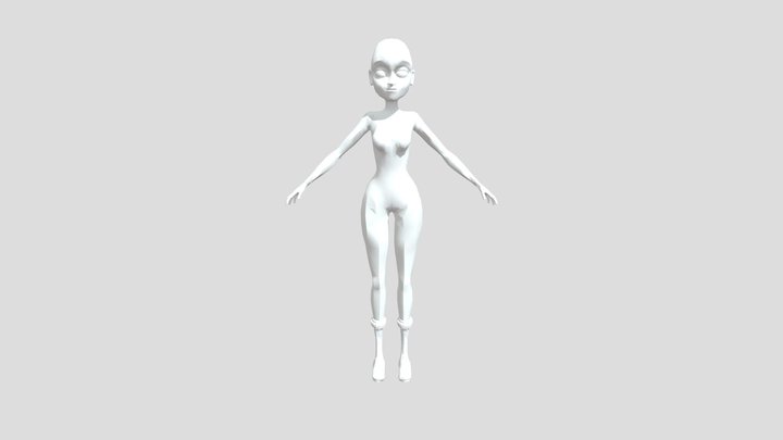 Bruxa RETOPOLOGIA 3D Model