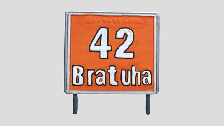 ТАБЛИЧКА 42 БРАТУХА 3D Model