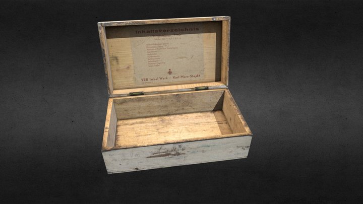 World War 2 Medical Box 3D Model