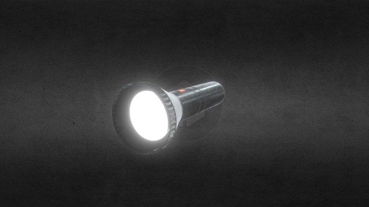 Flashlight 3D Model
