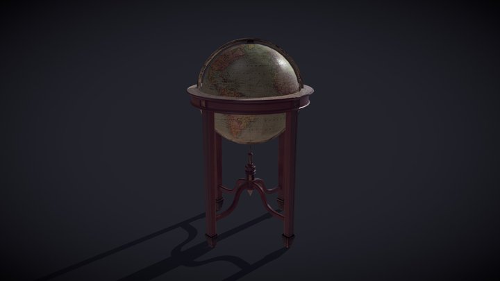 SM Globe Terrestre 1 3D Model