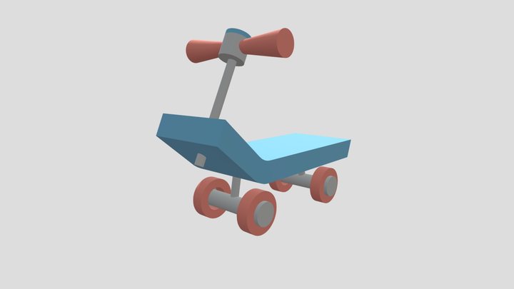 Scootaloo's Scooter 3D Model