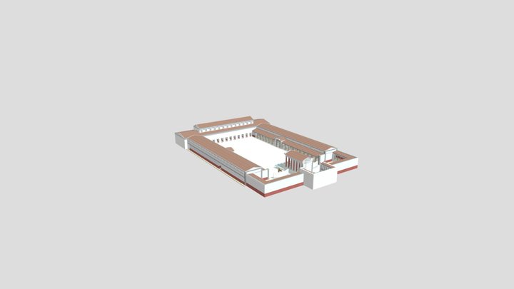 Foro Romano de Clunia 2 3D Model