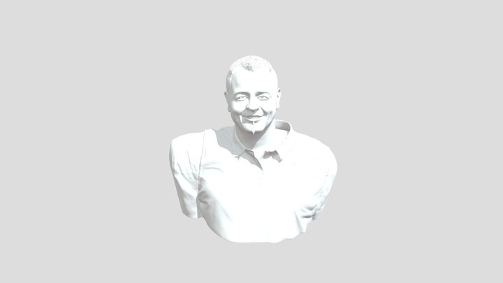 Man in Blue Shirt 3D Model
