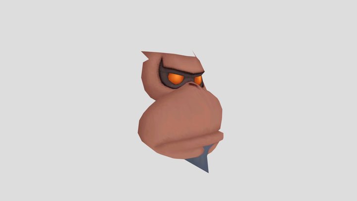 Ninja Kong's Face 1 – Modello 3D gratuito STL