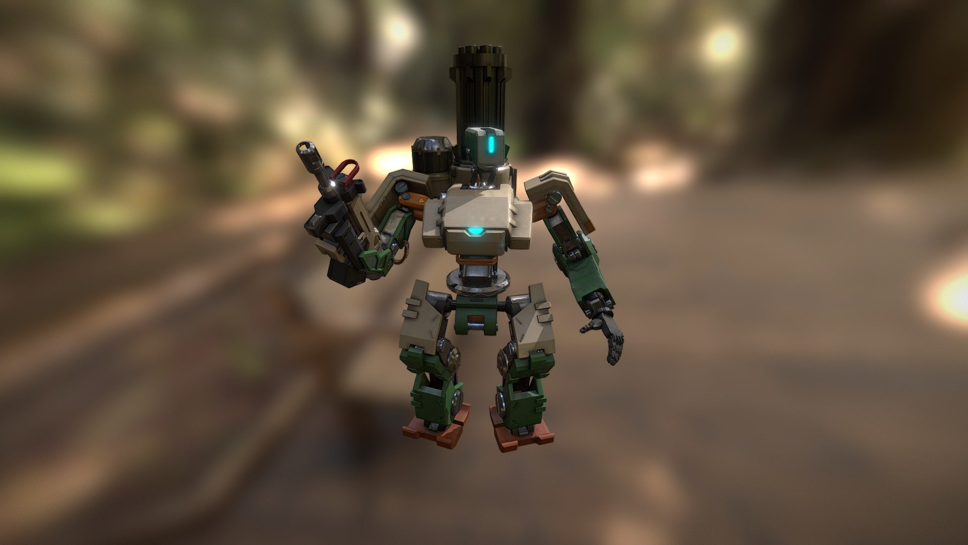 Bastion - Overwatch - Download Free 3D model by LeandroRiquelme ...