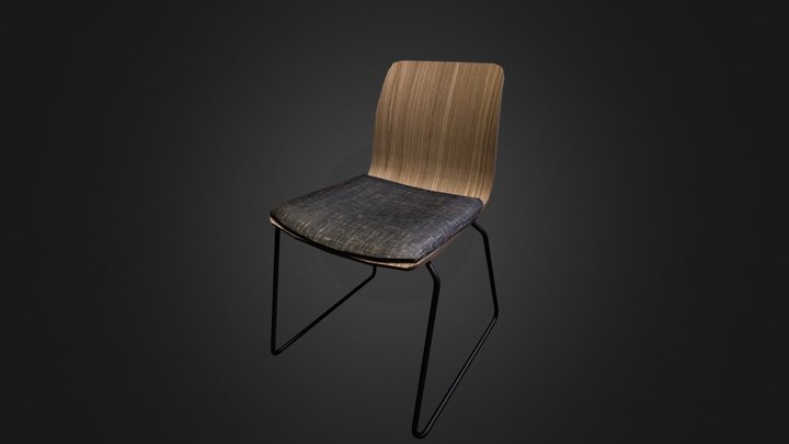 Lowpoly chair 3D Model