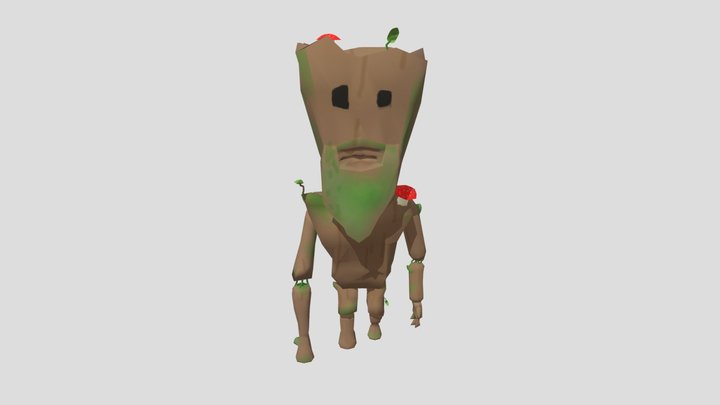 mystical tree character 3D Model
