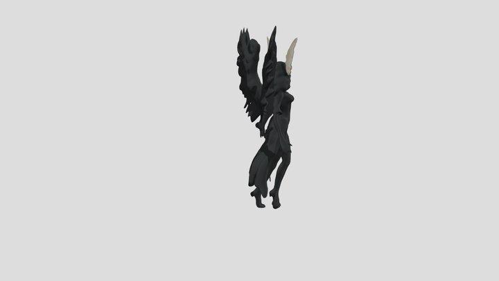 Fighting angel 3D Model