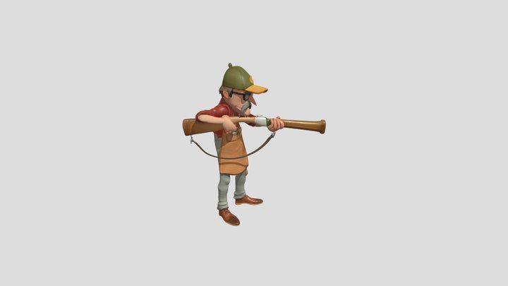 Otto from hello neighbor 3D Model