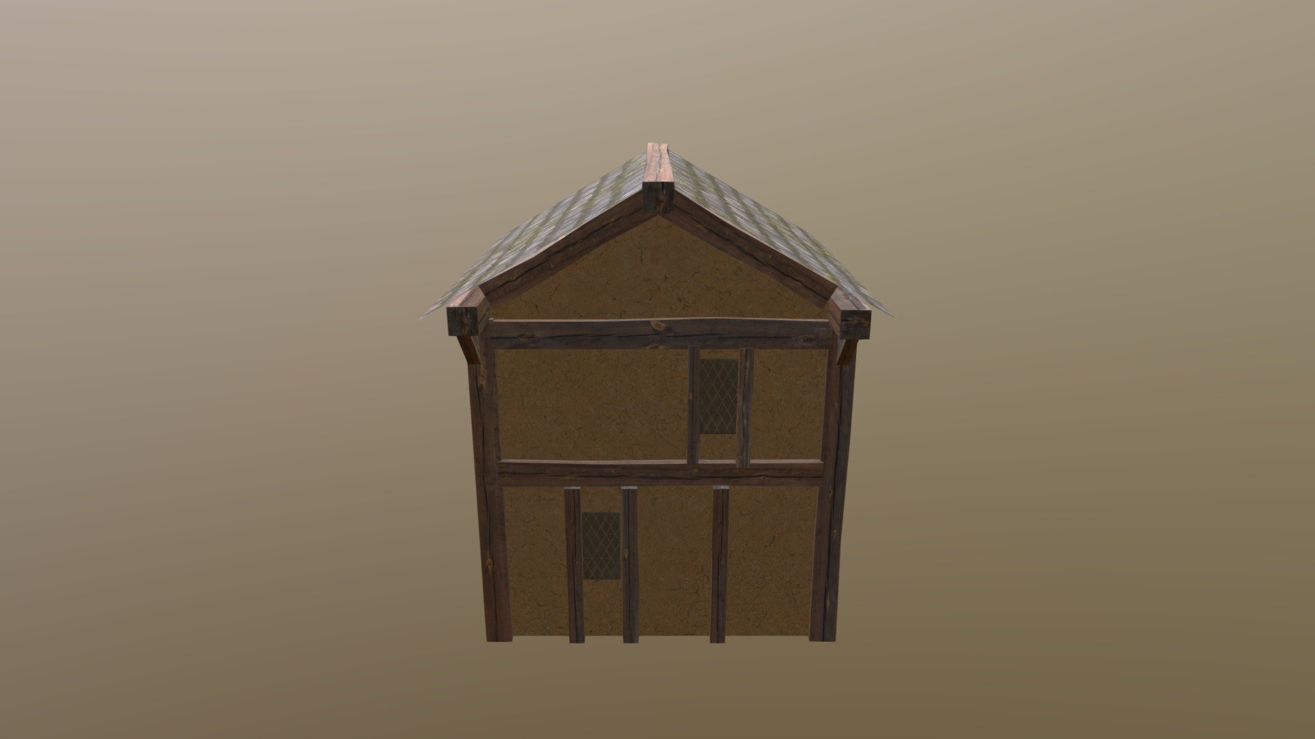 Medieval house tutorial result