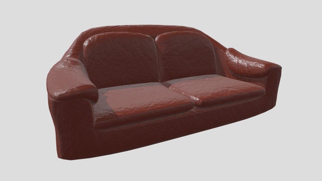 Basic Leather Couch