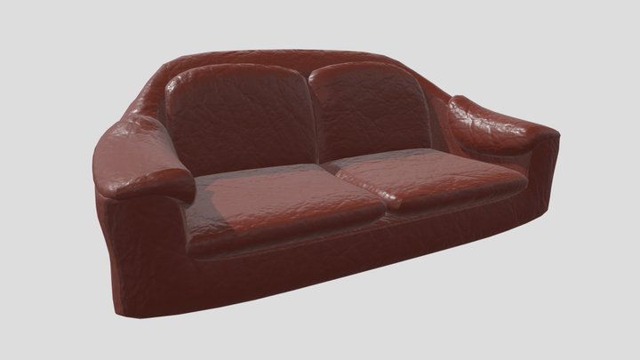 Basic Leather Couch