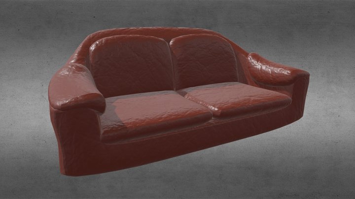 Basic Leather Couch