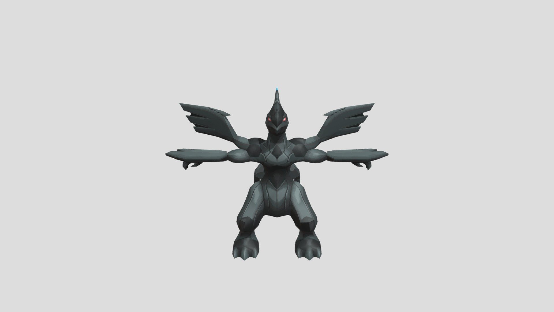 DS DSi - Pokemon Black 2 White 2 - Zekrom - 3D model by BaneneBoye