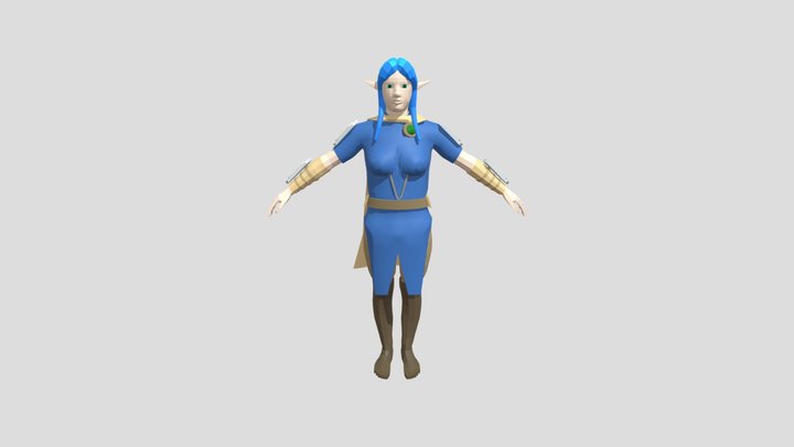 Ivy - Elf Character 3D Model 3D Model