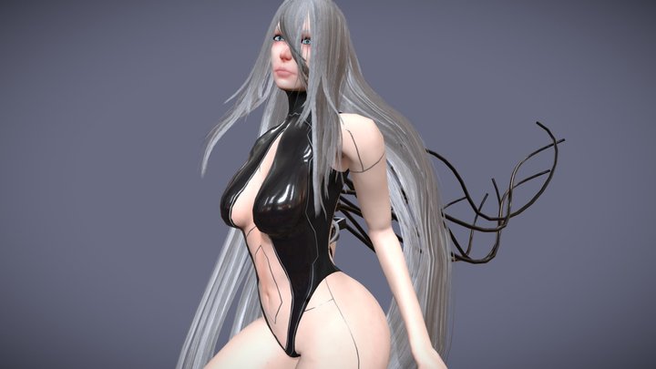 Cybergirl 3D Model