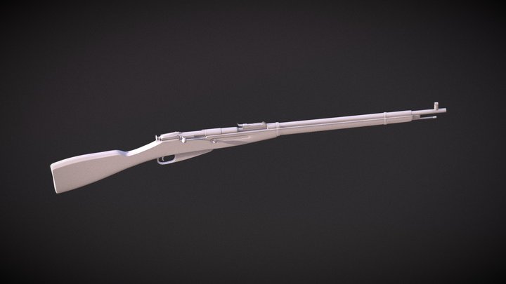 Mosin rifle 3D Model