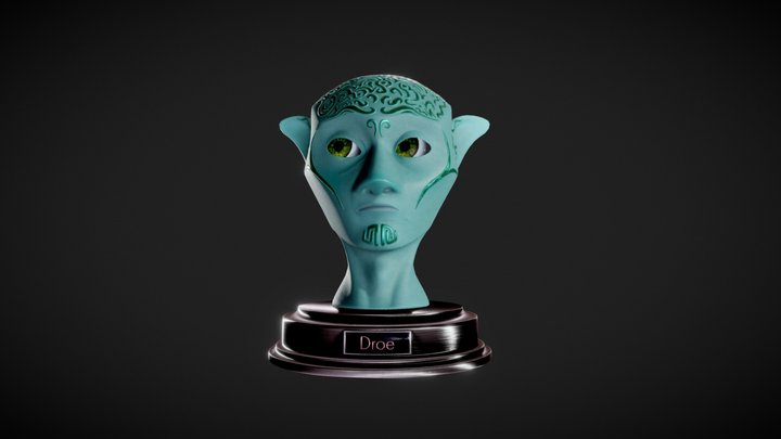Droe the Alien 3D Model