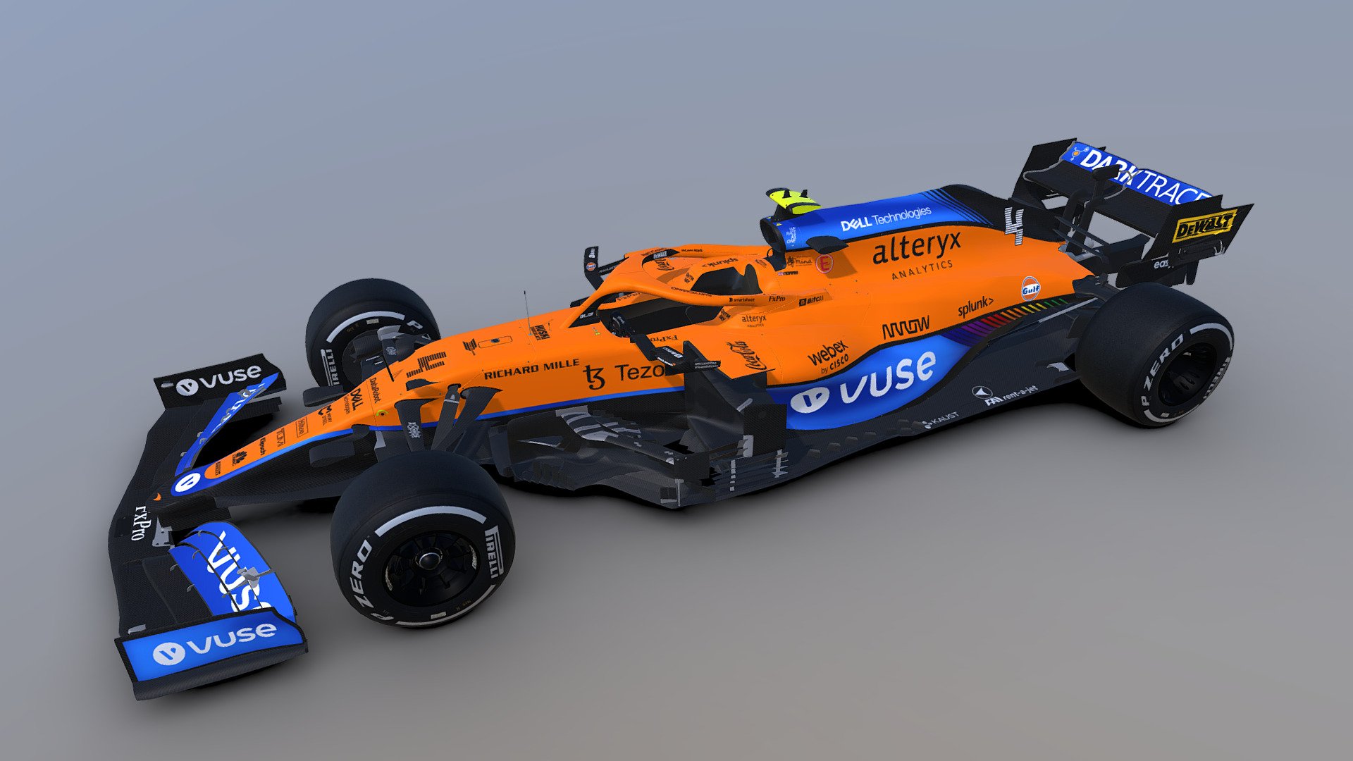 F1 2021 McLaren MCL35M Revised Version - 3D model by Excalibur [5800dd2 ...