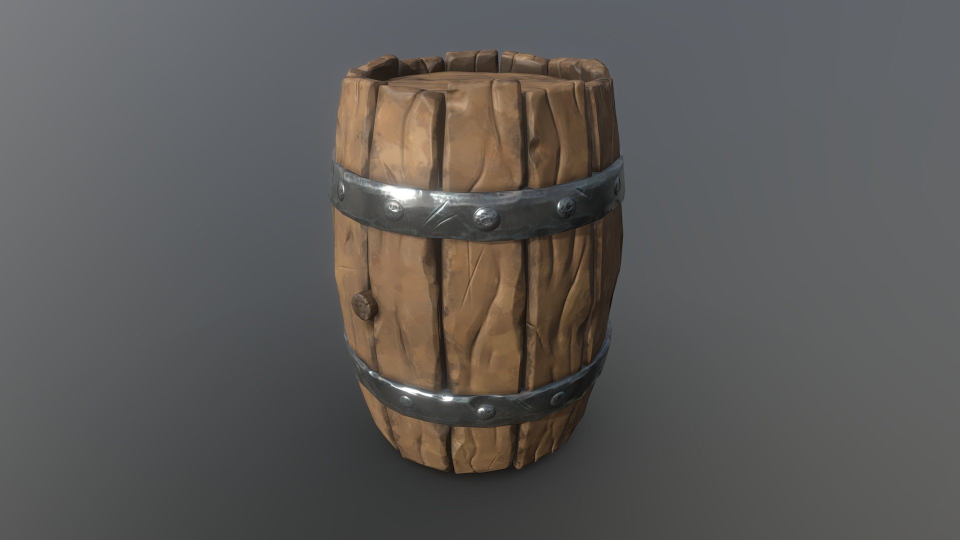 Wooden Barrel Download Free 3D model by Mikołaj Michalak (M_Michalak