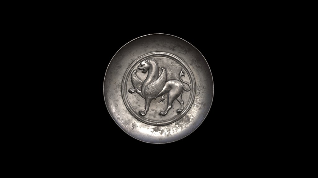 1967.34 Plate With Winged Griffin