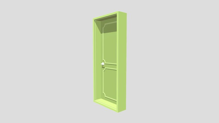 Hinged Door 3D Model