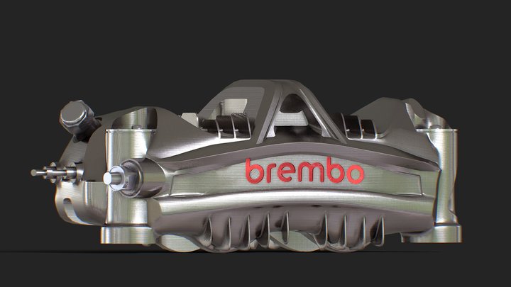 Brembo brake MotoGP 2025 3D Model