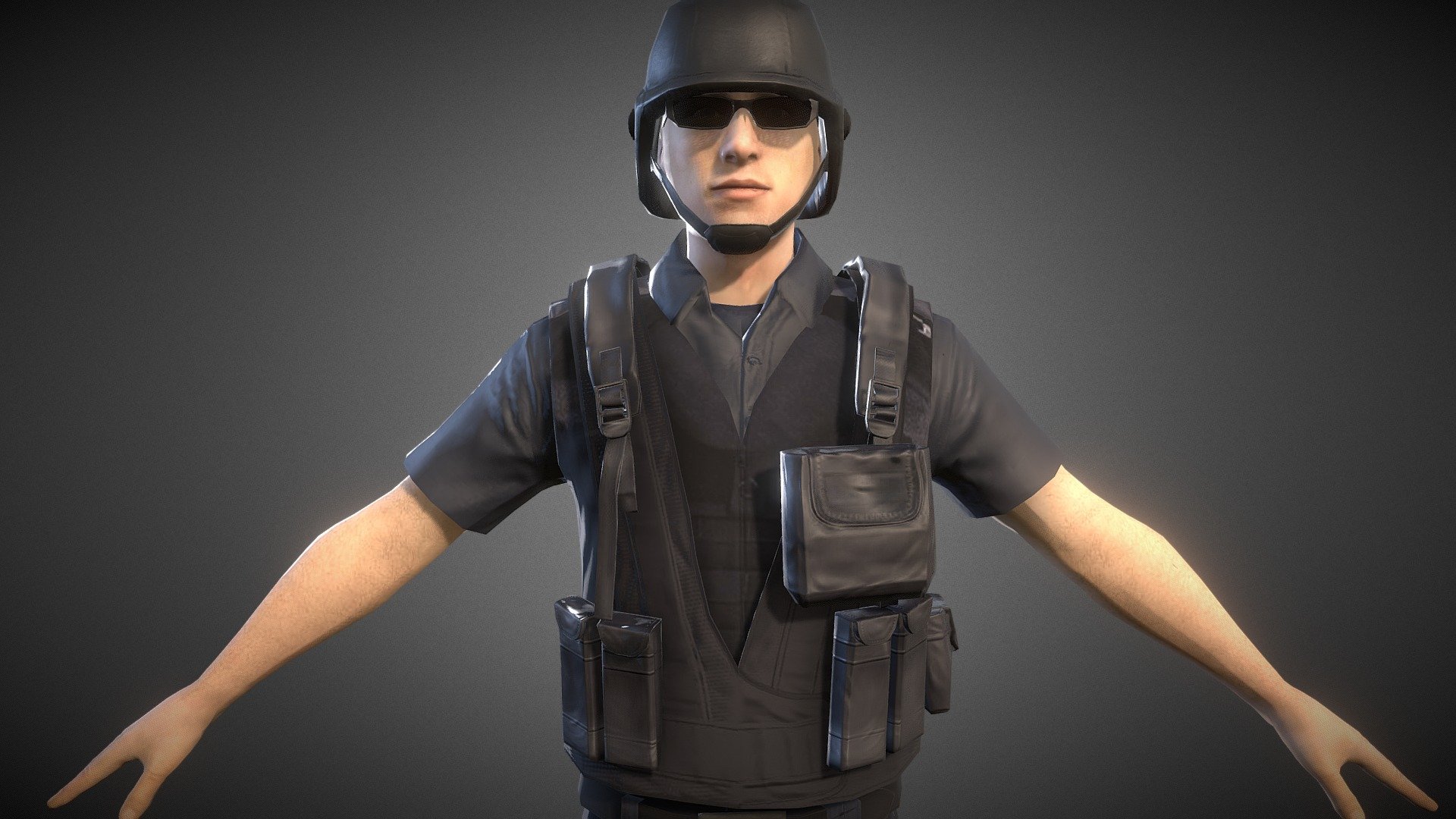 Police Officer 0083 - Buy Royalty Free 3D model by animod [5803a35 ...