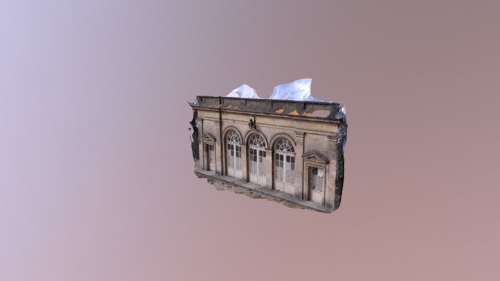 Facade 3 Mesh 3D Model