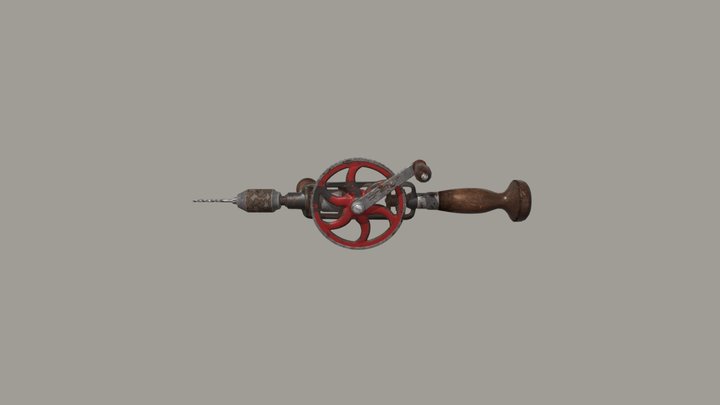 DAE - GAP- Drill Texturing (Greypacked) 3D Model
