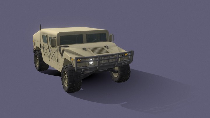 Hummer H1 (Retry School) 3D Model