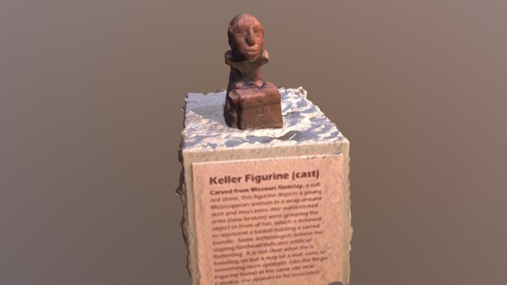 Keller Figurine 3D Model