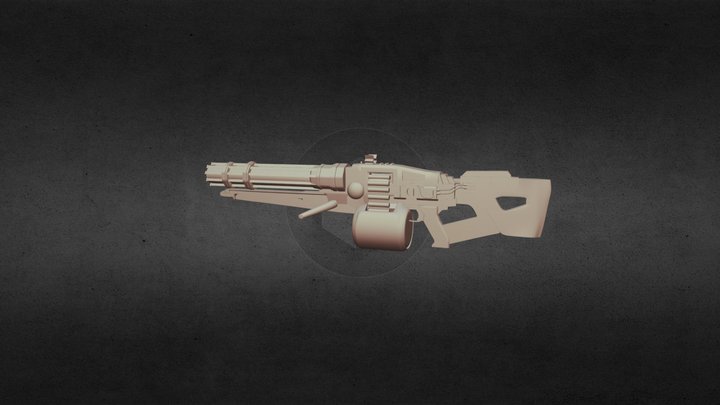 Chaingun 3D Model