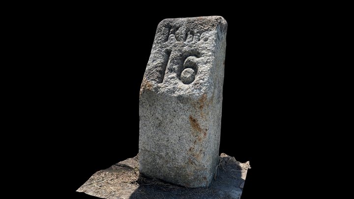 Milestone Klausenpass Km 16 von Altdorf – Free 3D Model STL