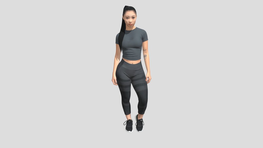 Monochrome Workout Portrait